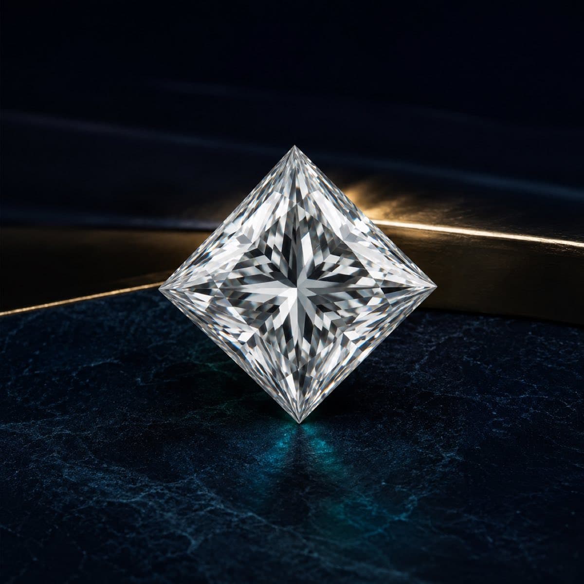 2.04 ct Princess Diamond